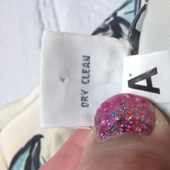 ⭐Loft Womens Skirt 100% Silk Blue Cream Floral High Low Feminine Girly Pastel 10 - Picture 11 of 12